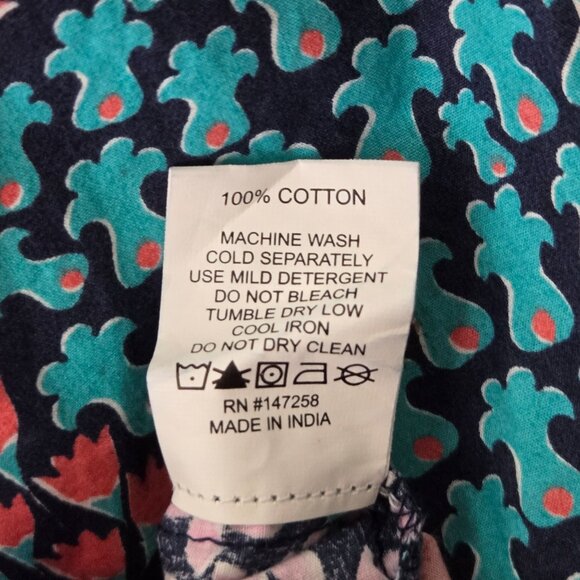 Simply Southern Dress Medium Tropical Flamingo Print Smocked BabyDoll Mini - Picture 9 of 12